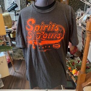 Spirits of St. Louis Gray T-Shirt by throwbackmax size L